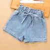 Nuevos Shorts de Mezclilla para Niñas de Verano Estilo Coreano Ropa Exterior Delgada para Bebé Pantalones Trendy de Estilo Occidental para Niños de Verano