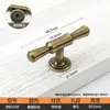 Maçaneta de Guarda-Roupa Bronze Francês Casual Maçaneta de Gaveta Armário Sapateira Porta Acessível Luxo Sólido Retrô Maçaneta de Armário