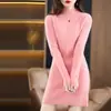 Suéter feminino de gola semi-alta outono e inverno novo ajuste slim pulôver camisa base manga longa tamanho petite roupa íntima suéter de tricô justo