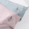 Novo Estilo Simples Algodão Puro Roupa Íntima Feminina Cintura Média Levanta Bumbum Estilo Japonês Menina Respirável Tamanho Grande Algodão Puro Cueca