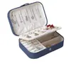 Caja de Joyería de Viaje Portátil Transfronteriza Almacenamiento Aretes Aretes Anillo Collar Caja de Almacenamiento Gran Capacidad Multicapa Hogar