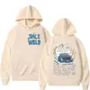Suéter de estilo europeo y americano nuevo 2024 para hombres y mujeres con estampado de anime retro, sudadera oscura con capucha para hombres y mujeres