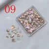 Broche de nácar DIY base de llanta pieza de concha de abulón nácar ultrafina Paquete de Materiales para Construcción Grupal Salón del 8 de Marzo Festival de Medio Otoño B3615