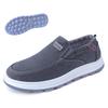 Sapatos de Tecido Lavado Old Beijing para Homens, Primavera e Outono, Mocassins Casuais Respiráveis de Calçar, Sapatos de Pai, Confortáveis