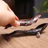 Porta-incenso Yilu vintage rico para uso doméstico, queimador de incenso de linha interna, caixa de incenso, porta-incenso de liga de sândalo, decoração de queimador de incenso