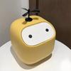 [100 Entregas Express para Hogar Nuevo] Cubo de Basura de Escritorio Ninja Oficina Cubo Mini de Almacenamiento Tipo Prensa con Tapa