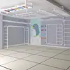 Escalera Versátil Estiramiento Equipo de Fitness para el Hogar Barra Horizontal de Danza Estructura para Trepar Pull-Up Estructura para Trepar Bastidor de Costillas