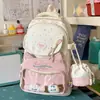 Mochila Nueva Modelo Estrella 2026 para Estudiantes de Secundaria Femeninas, Mochila Elegante de Gran Capacidad para Niñas de Primaria y Secundaria