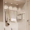 Gancho Sin Taladro Montado en Pared para Baño, Cocina, Dormitorio, Pared o Puerta, Gancho Perchero de Fuerte Capacidad de Carga