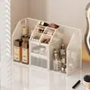 Organizador de cosméticos de alta qualidade com gavetas, penteadeira, prateleira para armazenamento de skincare, organizador de batom e perfume