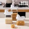 Caixa de Armazenamento de Grãos, Recipiente para Armazenamento de Cereais e Arroz, Pote de Cozinha Transparente Multifuncional Portátil para Grãos e Feijões