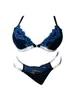 Conjunto de Lencería Sexy de Encaje Hueco Zeriluna Estilo Francés Transpirable Amigable con la Piel Cómodo Sin Costuras Moderno