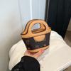2026 Nuevo Modelo Estampado de Oso Estilo Coreano Mini Bolso de Mano para Niños Bolso Cruzado Accesorio Bolso Pequeño para Labial Bolso para Mujer