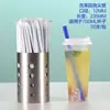 Popote desechable de punta de pajita mediana y grande empaque de papel independiente 700ml inyección té de burbujas jugo plástico