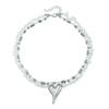 Joyería transfronteriza de Europa y Estados Unidos sexy chicas calientes estilo ins collar de piedra natural colorida diseño para mujer collar de alta gama cadena para clavícula