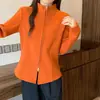 Foto real de la nueva chaqueta casual elegante de invierno 2026 para mujer talla grande, con forro de polar, gruesa, de doble cremallera, corte ajustado