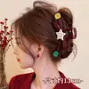 Dulce pinza de tiburón retro para cabello voluminoso, accesorio de pinza para el cabello grande, nuevo y lindo pinza de garra con moño 2026
