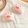 Pulsera de Muñeca Lavable Linda Tostada de Queso ~ Manga a Prueba de Goteo y Humedad Pulsera Lavable Anillo para el Cabello de Felpa Intestino Grueso Grande