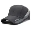 Nueva gorra casual para hombre, protección solar para exteriores, malla transpirable, sombrero para el sol, para correr, fina, gorra de béisbol, venta al por mayor