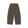 Planetmusic Design Primavera e Outono Marca da Moda Calças Casuais Retro Workwear Calças Workwear Largas para Homens 0439