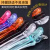 Presilhas de Cristal Transparentes para Penteado, Presilhas de Secionamento para Permanente e Coloração, Presilhas Bico de Pato, Presilhas de Posicionamento de Nariz Longo, Grampos de Cabelo, Presilhas de Cabelo Arco-Íris