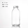 Botella de bebida coreana de 500 ml, botella de té de leche, botella de leche, tienda de bebidas frías de café con botella de vidrio para jugo de 300 ml