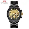 Amazon Acero Inoxidable Banda Hombres Impermeable Deporte Luminoso Calendario Moda Casual Cuarzo Reloj