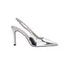 En stock: Zapatos de tacón alto L216, elegante color plateado, zapatos de mujer estilosos, cómodos de llevar, colección 2025, impresionantes sandalias de tacón alto