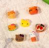 Accesorios para Pastel de Gato de Dibujos Animados Resina Artificial Juguete de Postre Accesorios de Pegamento de Crema DIY Adorno para Casa de Muñecas Modelo
