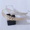 Nueva Corona de Novia de Trébol de Cuatro Hojas Corona de Palacio Atmosférica con Circonita 3A Accesorios para la Cabeza Llenos de Diamantes para Fiesta de Bodas