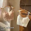 Sujetador Camisola de Encaje Estilo Francés con Ballenas Cepillado para Mujer, Push-Up para Pecho Pequeño, Deseo Puro, Regulador de Temperatura, Se Puede Usar como Capa Interior o Exterior, Sujetador Térmico