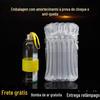 Embalagem: enchimento de coluna de ar, saco de coluna de material enrolado, coluna de bolhas, água, copo, saco de bolha, saco tampão inflável, à prova de choque, coluna de ar anti-queda à prova de choque
