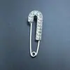Alfinetes de Suéter Vintage, Broches, Presilhas para Cachecol, Presilhas Simples e Únicas para Xale com Strass, Materiais de Acessórios de Liga Metálica para DIY em Atacado