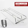 Estante para copas de vino tinto mueble de vino de madera para el hogar copa de tallo alto invertida soporte colgante de acero inoxidable para copas de vino colgador de copas de vino estante colgante para copas de vino