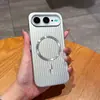 Adecuado para funda de teléfono magnética con pintura de metal corrugado iHonor 600, funda protectora con botón de metal anti-caída Magic8Pro