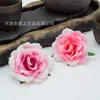 Flores Artificiales de Camelia Personalizadas con Hojas al por Mayor Flores Falsas Flores Artificiales Decoración de Escena Materiales para Manualidades Flores Falsas de Rosa