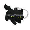 Gato de Dibujos Animados Mascota Linda Animal PVC Suave Llavero Cadena de Llaves Bolso Escolar Colgante de Coche Logo Imprimible