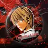 Insignia Doble Flash de Animación Death Note Nightgod Luna Mihai Arena L Alrededor Insignia de 75 mm