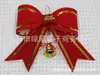 Decoración para árbol de Navidad pajarita Colgante de Navidad nudo de terciopelo rojo Colgante para árbol de Navidad Regalo de Navidad