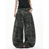 Tendencia de comercio transfronterizo sensación original holgados OV camuflaje hip-hop estilo americano diseño de pantalones largos ropa de trabajo pantalones casuales de pierna ancha hombres
