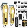 Set de Cortapelos Eléctrico Transfronterizo con Recortadora de Cabello Recargable y Máquina Cortapelos Combo