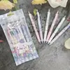 Atacado de fábrica caneta gel de pressão de alto valor de cor fofa de desenho animado Sanrio secagem rápida suave caneta pincel para assinatura preta