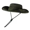 Sombreros de Sol de Ala Ancha de Verano para Hombres y Mujeres, Sombreros de Protección Solar de Secado Rápido, Sombreros con Cordón para Acampar, Senderismo al Aire Libre y Pesca