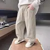 Pantalones para niño para otoño 2026, nuevos pantalones versátiles de algodón para niños de primavera y otoño, pantalones casuales para niños para uso diario