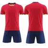 Uniforme de Futebol Completo Atacado Personalizado Masculino e Feminino Treinamento Manga Curta Uniforme de Time Competição Esportiva Estudantil Respirável Secagem Rápida Camisa de Futebol