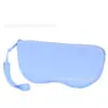 Bolsa de Gafas de Silicona con Cremallera Multicolor, Bolsa de Almacenamiento para Lápiz Labial y Artículos Pequeños, Cubierta Protectora de Silicona para Gafas Portátil para Exteriores
