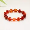 Populares en el comercio exterior, pulseras de cuentas hechas a mano para hombres y mujeres para aliviar la ansiedad, pulseras de la suerte del zodíaco de cristal natural europeas y americanas