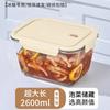 Crisper de Vidro Borossilicato Alto de Grande Capacidade para Alimentos, Especial para Geladeira, Pote Hermético 2 Litros, Pote para Picles Mais Lancheira