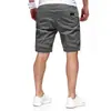 Pantalones Cortos de Verano 2021 para Hombre, Pierna Recta, Juveniles, Populares, de Trabajo, de Cinco Puntos, Casual, Deportivos, Tendencia de Moda