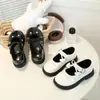 Zapatos de Princesa para Niñas 2026 Nuevos Zapatos de Cuero de Primavera para Niños Planos de Princesa para Niñas Mayores para Combinar con Vestidos Mocasines